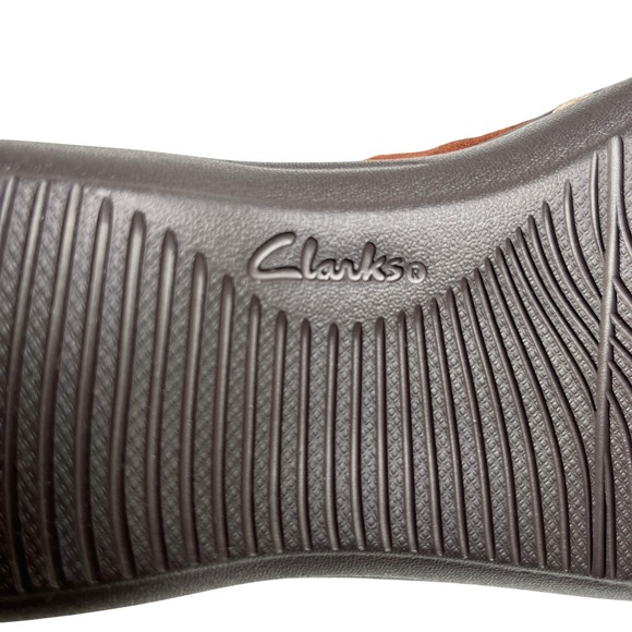 Clarks Collection Kyla Combi Brown Leather Suede Mule Clogs Shoes Womens 8 - Picture 12 of 14